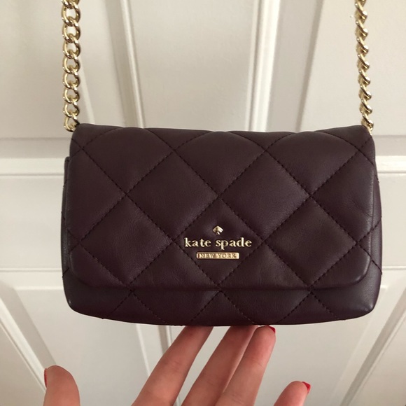 kate spade Handbags - Maroon Kate spade quilted crossbody / waist bag